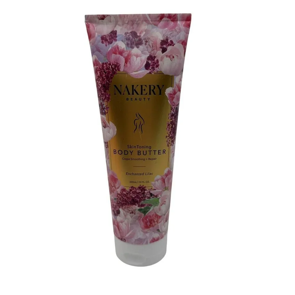 Nakery Beauty Enchanted Lilac Skin Toning Body Butter 10oz Crepe Smoothing